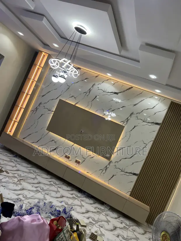 TV Console with HDF High Gloss Quality Board - 1