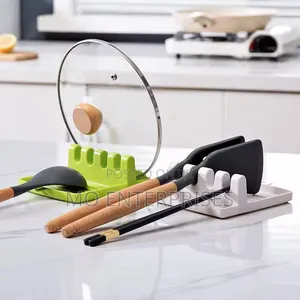 Multifunctional Spoon Rest & Pot Lid Holder