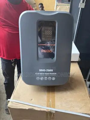 Prag 25KVA Relay Voltage Stabilizer (45-280V)