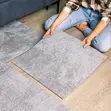 Grey Color Rug Carpet Tiles - 3