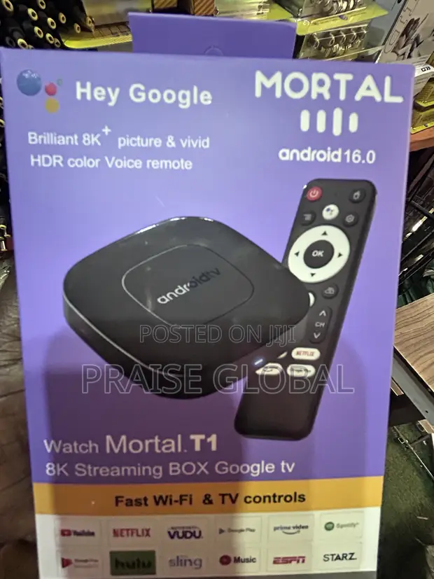 Mortal T1 Android Smart TV Box - 1