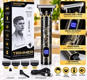 Digital T9 Rechargeable Hair Clipper & Beard Trimmer