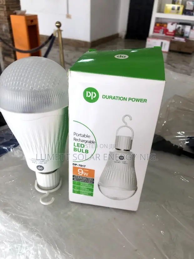 DP 9W Portable Rechargeable LED Bulb - 1