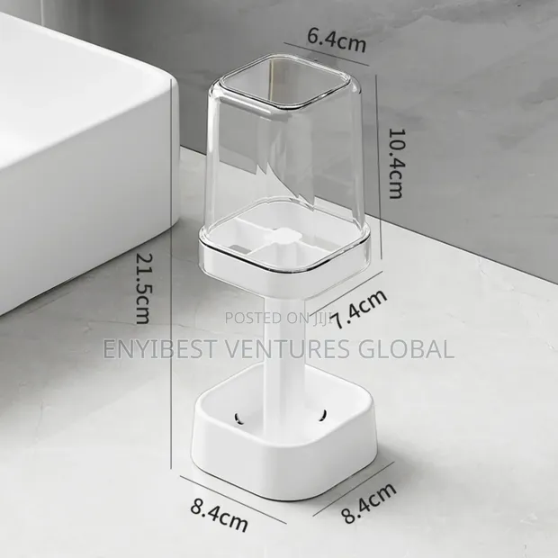Multifunctional Toothbrush Holder & Bathroom Organizer - 1