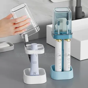 Multifunctional Toothbrush Holder & Bathroom Organizer