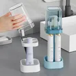 Multifunctional Toothbrush Holder & Bathroom Organizer - 2