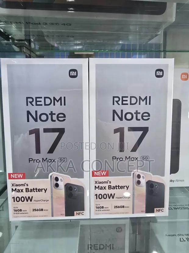 New Xiaomi Redmi Note 17 Pro Max 256GB Black - 1