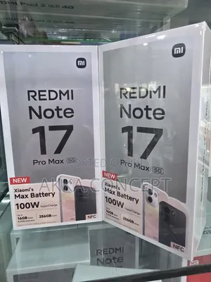 New Xiaomi Redmi Note 17 Pro Max 256GB Black