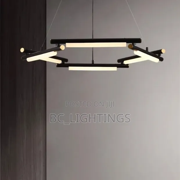 Modern Simple LED Chandelier Pendant Light for Living Room - 1