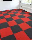 Premium Rug Carpet Tiles - Red - 2