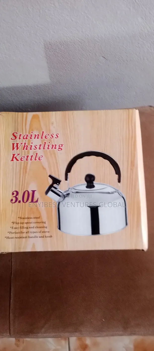 3.0L Stainless Steel Whistling Kettle - 1
