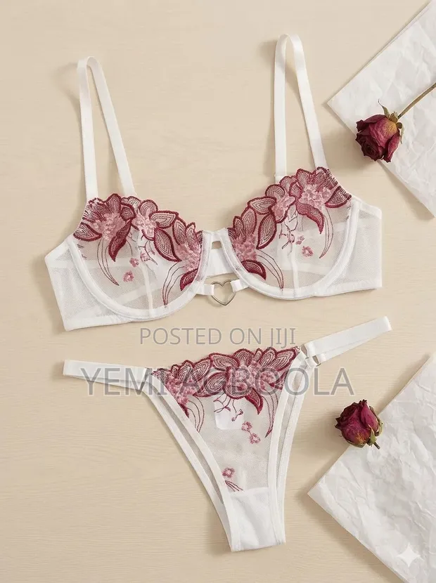 Women's Sexy Pant and Bra Set - 1