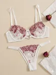 Women's Sexy Pant and Bra Set - 1