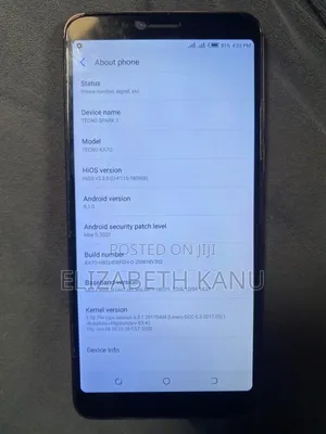 Used Tecno Spark 2 16GB Red