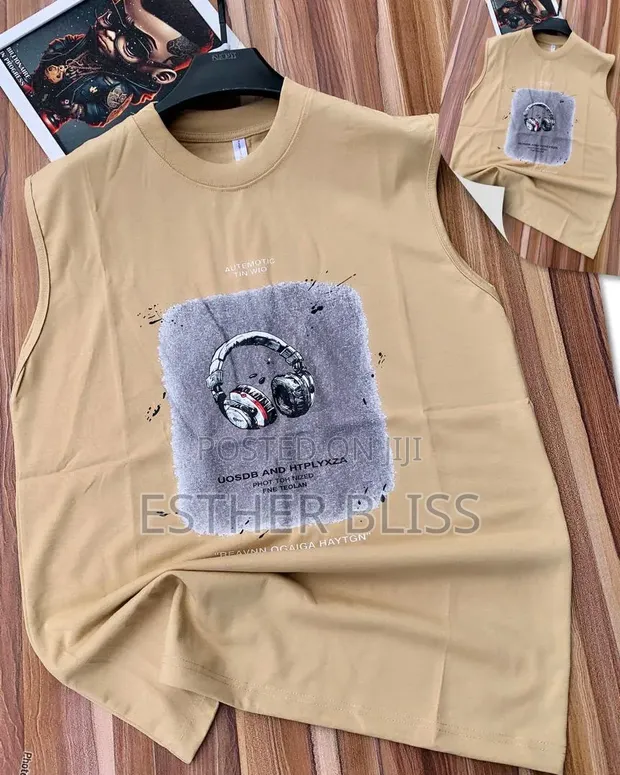 Quality Cotton Armless Polo Shirt - 1