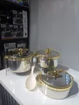 3-Piece Stainless Steel Insulated Food Warmer Casserole Set - 2