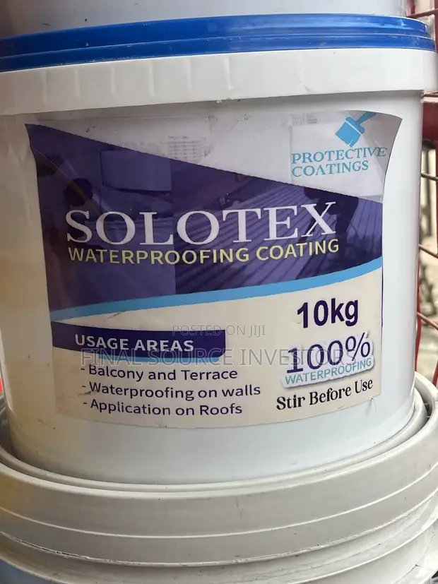 Solotex Waterproof Coating for Terrace, Walls, Rooftops, Balcony - 1