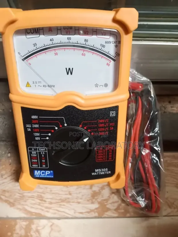 MCP MS305 Analog Wattmeter - 1
