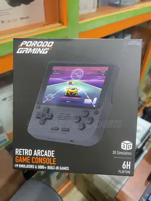 Porodo Retro Arcade Game Console - 19 Emulators, 500 Games