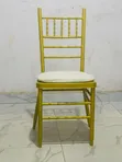 Gold Chivalry Event Chairs with Cushion (Brand New) - 2
