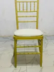 Gold Chivalry Event Chairs with Cushion (Brand New) - 3