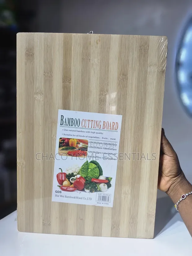 Large Heavy Duty Bamboo Wooden Chopping Board - 1