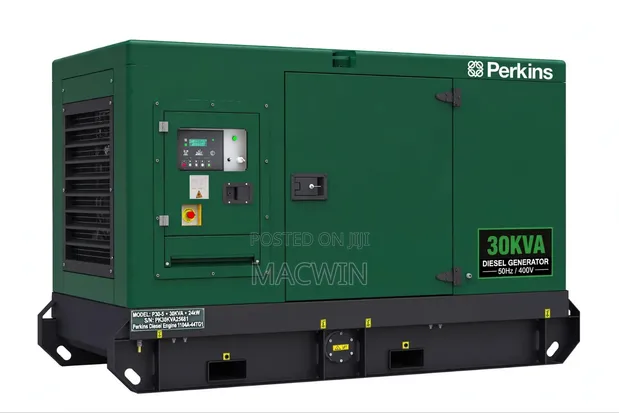 30kVA Perkins Diesel Soundproof Generator - 1