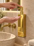 Premium Wall Mount Liquid Soap Dispenser - Gold - 1