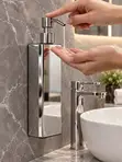 Premium Wall Mount Liquid Soap Dispenser - Gold - 2