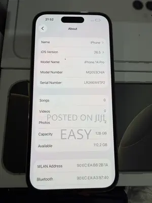 Apple iPhone 14 Pro 128GB Gold
