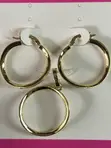 Gold Replica Jewelry Set with Pendant - 1