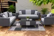 Luxury 7-Seater Sofa Set tare da Center Table - 1