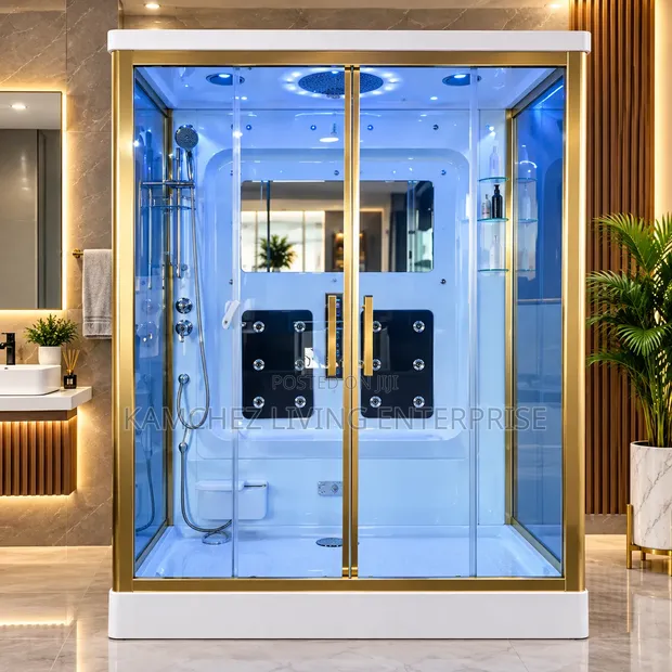 Luxury 90x150cm Shower Cubicle tare da Steam Bath - 1