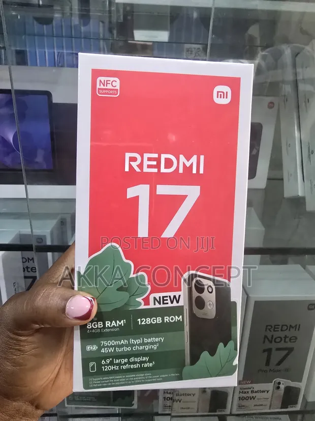 New Xiaomi Redmi 17 128GB Black - 1