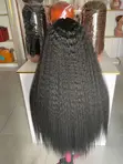 Human Hair Blend 26" with 5x5 Closure - Natural Color - 5