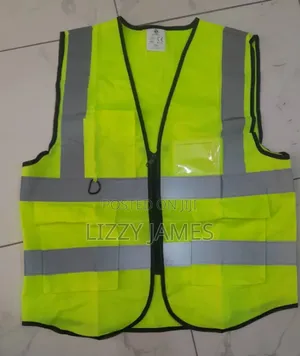 Brand New Reflective Safety Jacket with Zipper