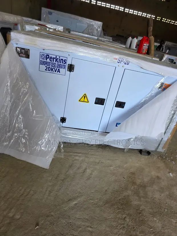 Sabon Perkins 20kVA Soundproof Diesel Generator (100% Copper) - 1