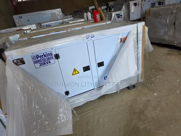 Brand New Perkins 20kVA Soundproof Diesel Generator - 2 Year Warranty - 1
