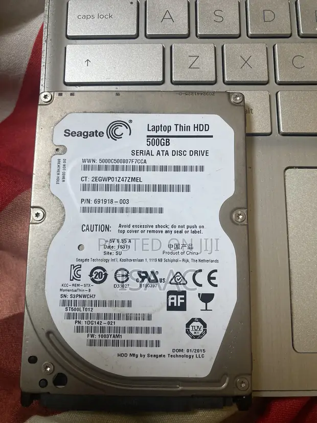 Seagate 500GB SATA Hard Drive na Laptop (HDD) - 1