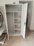 Farin Wardrobe Mai Ƙarfe - 1