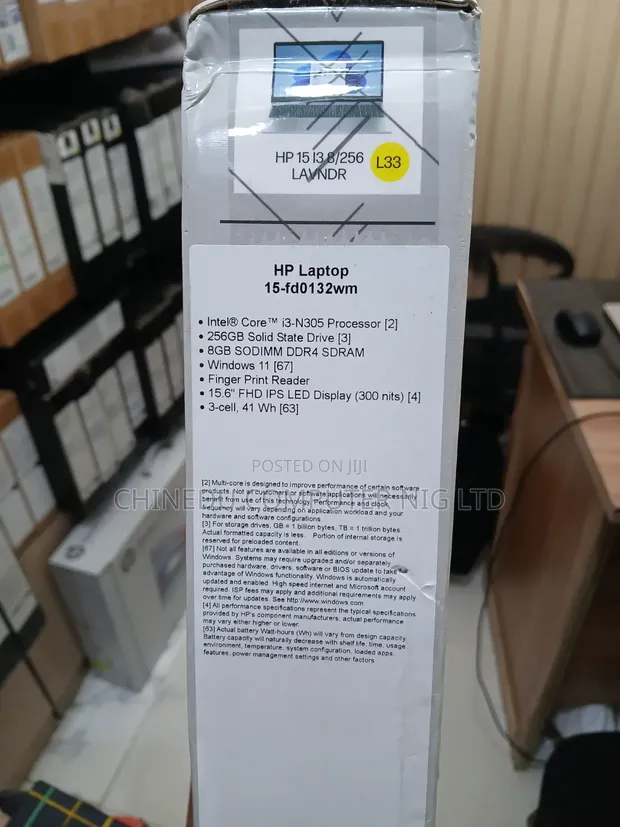Sabon Laptop HP 15: Intel Core i3, 8GB RAM, 256GB SSD - 1