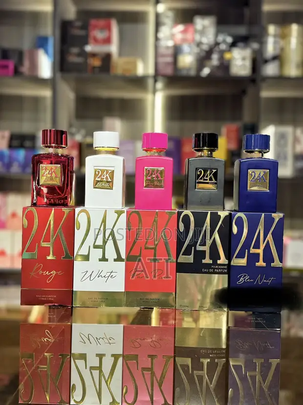 24k Eau de Parfum 100ml Collection (Rough, White, Pink, Pour Homme, Bleu Nuit) - 1