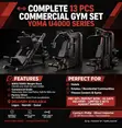 Complete 13-Piece YOMA U4000 Commercial Gym Set - 1