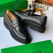 Classic Louis Vuitton Men's Loafers - Black Leather - 2