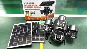 Alfa 3 Lens Kamara CCTV Mai Amfani Da Hasken Rana