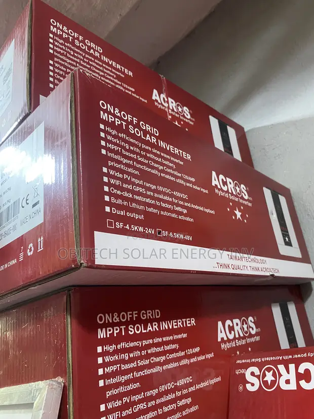 6.5kW 48V Acros Hybrid Solar Inverter - 1