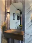 Salon Mirror and Drawer Unit - 1
