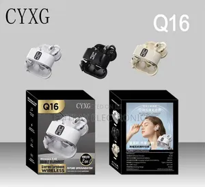 Cyxg Q16 TWS Kunnen kunne - Baƙi