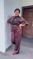 Chic Striped Statement Top & Wide-Leg Trousers - RTWbyJide - 2