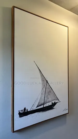Vintage Sail Framed Canvas Art